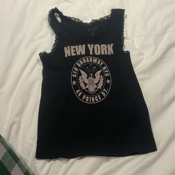 Brandy Melville Tops - Lace Brandy Melville black tank